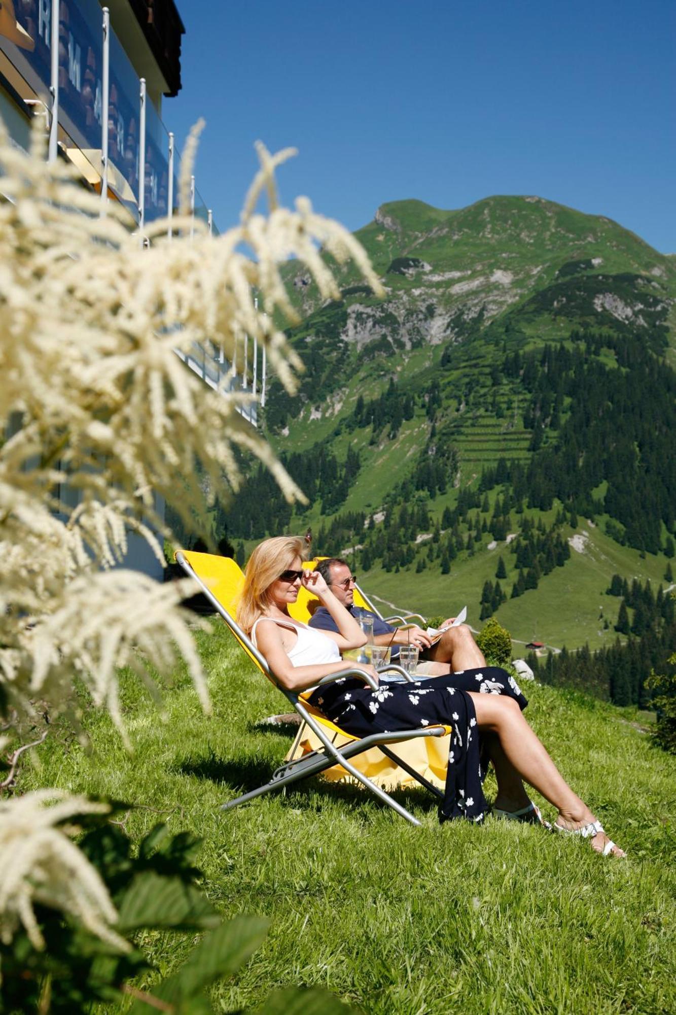 Hotel Restaurant Formarin Oberlech Buitenkant foto