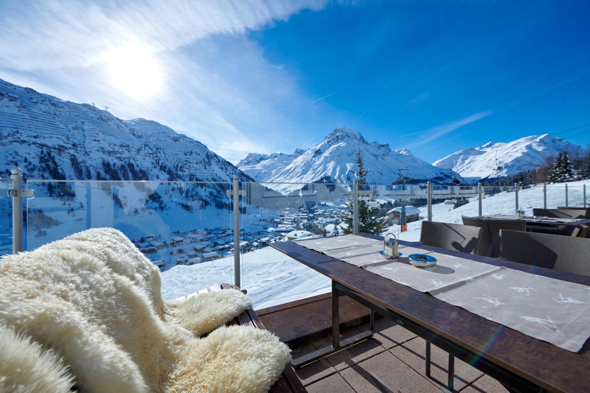 Hotel Restaurant Formarin Oberlech Buitenkant foto