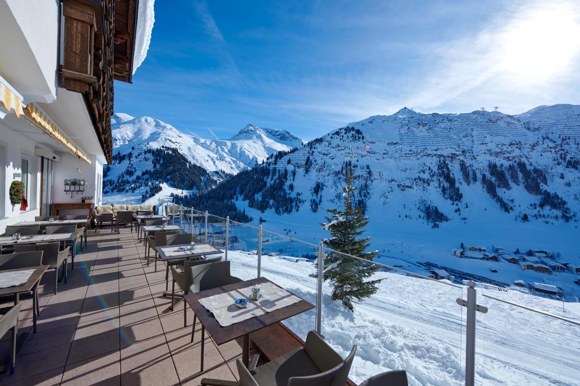 Hotel Restaurant Formarin Oberlech Buitenkant foto