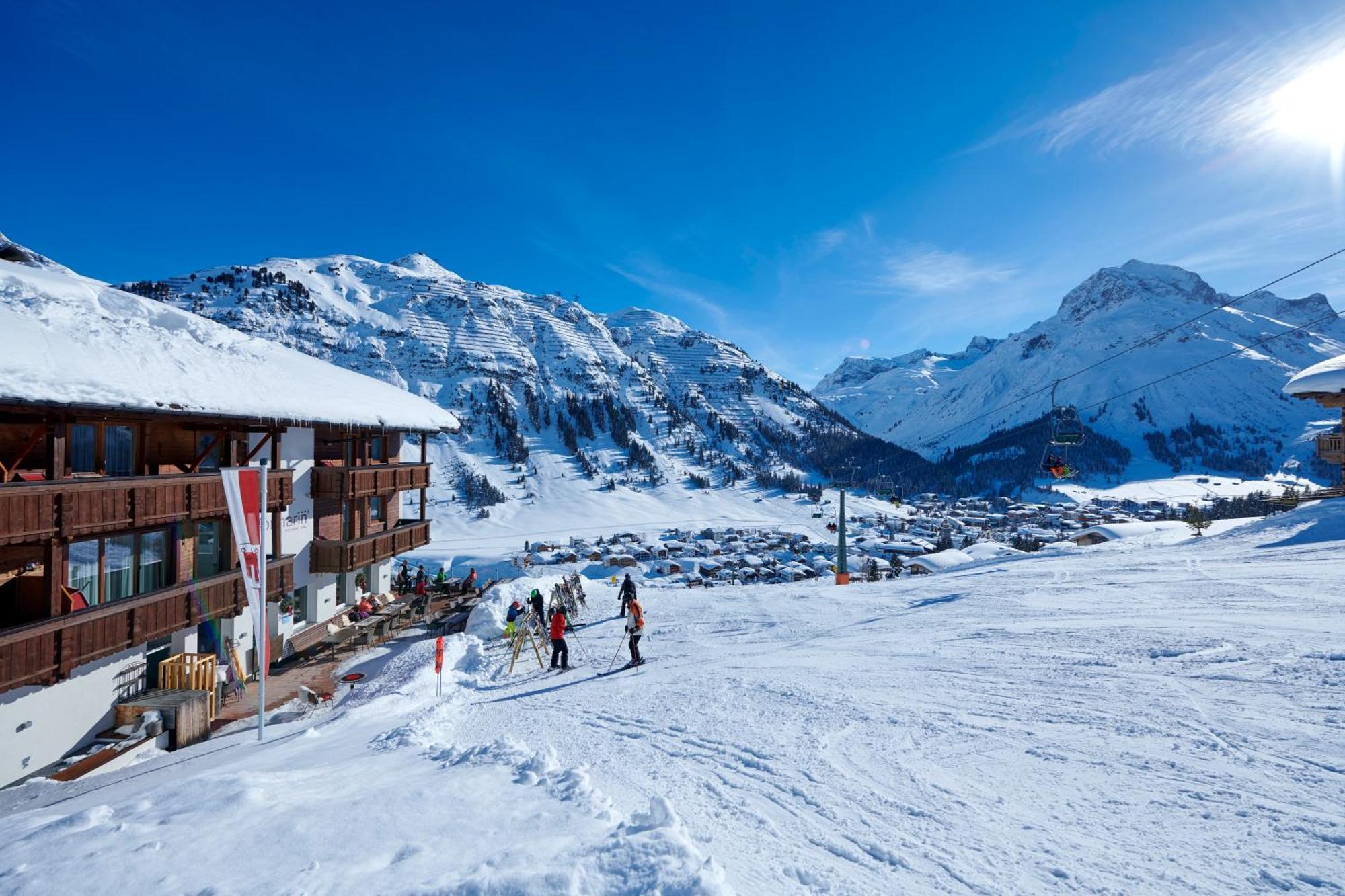 Hotel Restaurant Formarin Oberlech Buitenkant foto